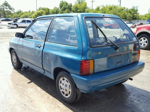 KNJPT06H5P6137992 - 1993 FORD FESTIVA GL GREEN photo 3