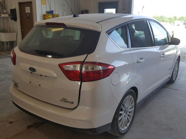 1FADP5BU3DL547820 - 2013 FORD C-MAX SEL WHITE photo 4