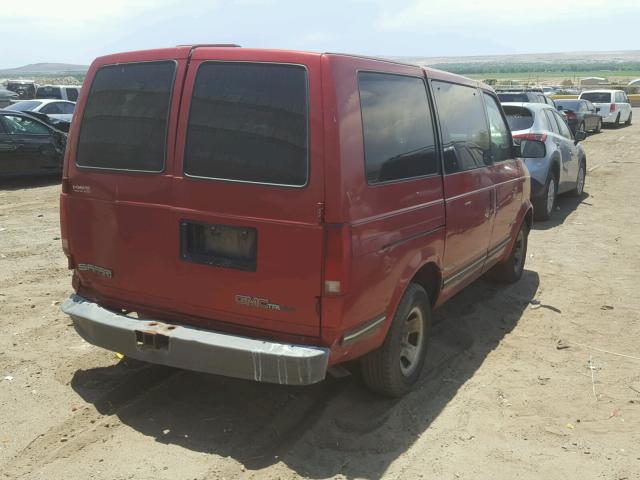 1GKDM19W9VB531037 - 1997 GMC SAFARI XT RED photo 4