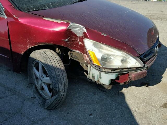 1HGCM56644A005746 - 2004 HONDA ACCORD EX RED photo 9