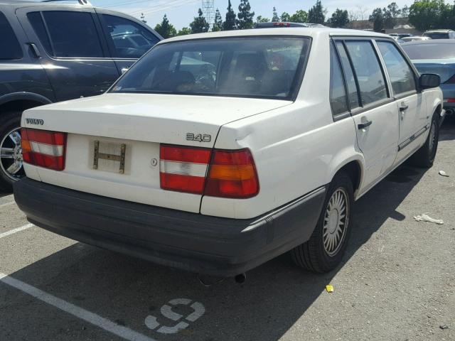 YV1JS831XP1117147 - 1993 VOLVO 940 WHITE photo 4