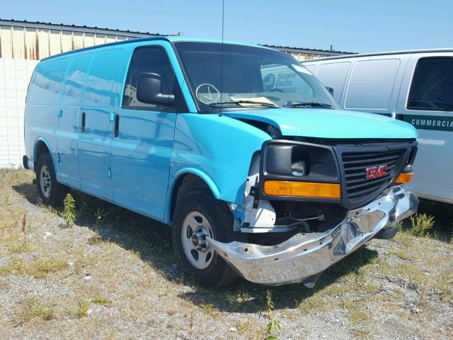 1GTFG15X751211537 - 2005 GMC SAVANA G15 BLUE photo 1