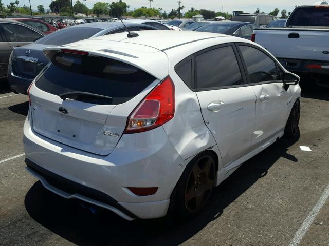 3FADP4GX1HM102610 - 2017 FORD FIESTA ST WHITE photo 4