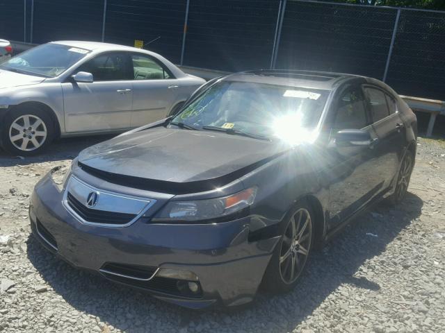 19UUA8F5XDA004753 - 2013 ACURA TL TECH CHARCOAL photo 2