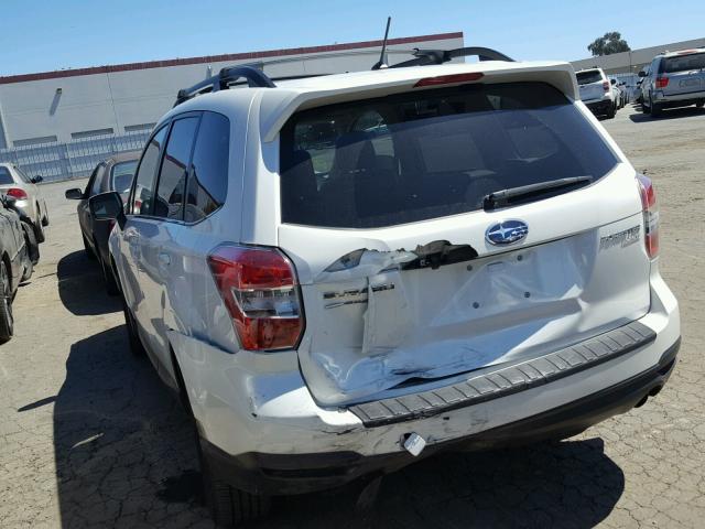 JF2SJAHC8EH496816 - 2014 SUBARU FORESTER 2 WHITE photo 3