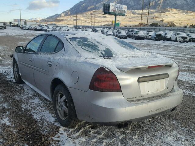 2G2WP522041108148 - 2004 PONTIAC GRAND PRIX Сріблястий фото 3