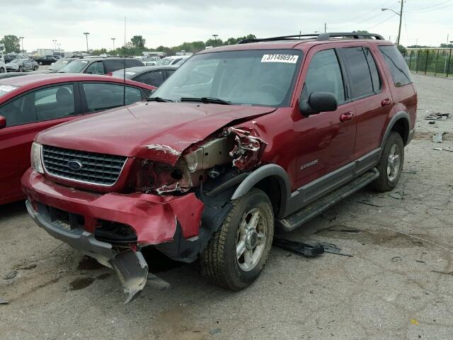 1FMZU73E32ZB05993 - 2002 FORD EXPLORER X RED photo 2