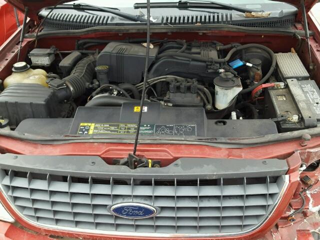 1FMZU73E32ZB05993 - 2002 FORD EXPLORER X RED photo 7