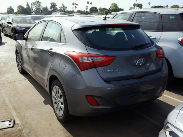 KMHD35LH1GU299133 - 2016 HYUNDAI ELANTRA GT GRAY photo 3