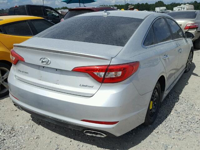 5NPE34AF5GH307152 - 2016 HYUNDAI SONATA SPO SILVER photo 4