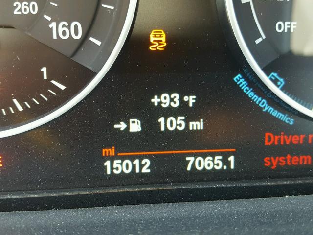 WBXHT3C30G5E56133 - 2016 BMW X1 XDRIVE2 Сұр фото 8