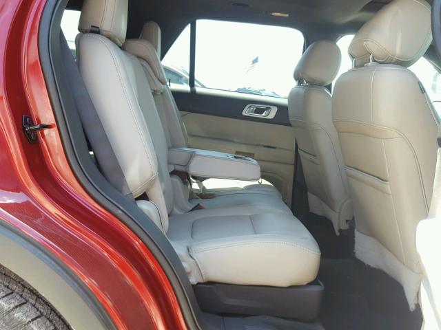 1FM5K7F8XDGB75807 - 2013 FORD EXPLORER L BURGUNDY photo 6