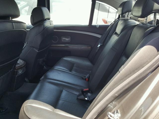 WBAHL83556DT06593 - 2006 BMW 750 I GRAY photo 6