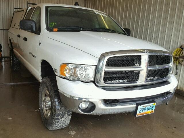 3D7KS28DX5G857442 - 2005 DODGE RAM 2500 S WHITE photo 1