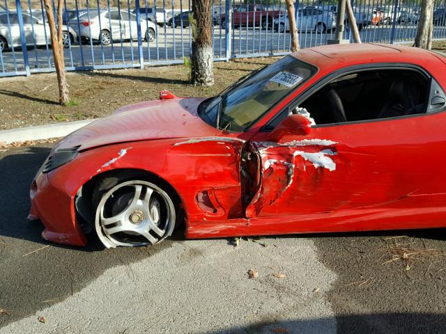 JM1FD3314P0200636 - 1993 MAZDA RX7 RED photo 9