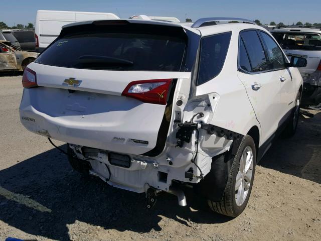 2GNAXVEV8J6175971 - 2018 CHEVROLET EQUINOX PR WHITE photo 4