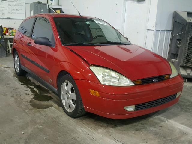 3FAFP31312R236648 - 2002 FORD FOCUS ZX3 RED photo 1