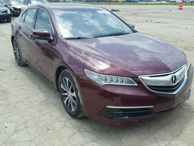 19UUB1F35FA017013 - 2015 ACURA TLX MAROON photo 1