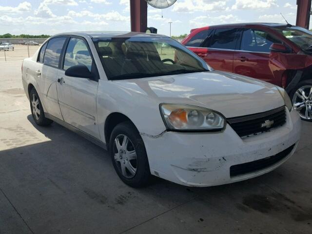 1G1ZS57F87F145960 - 2007 CHEVROLET MALIBU LS WHITE photo 1