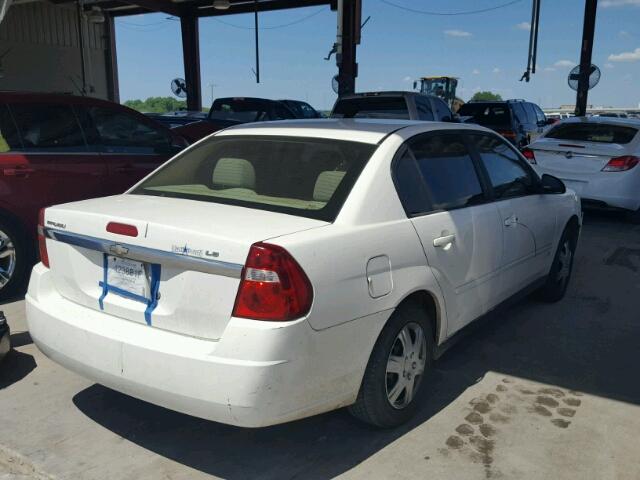1G1ZS57F87F145960 - 2007 CHEVROLET MALIBU LS WHITE photo 4