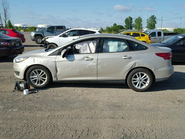 1FADP3F2XHL250174 - 2017 FORD FOCUS BEIGE photo 9