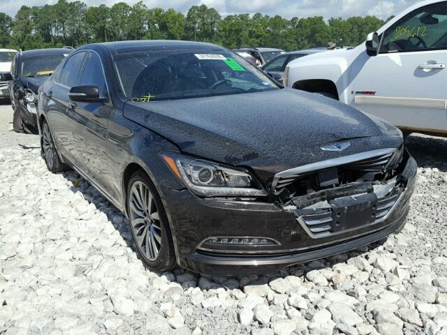 KMHGN4JF1FU035363 - 2015 HYUNDAI GENESIS 5. BROWN photo 1