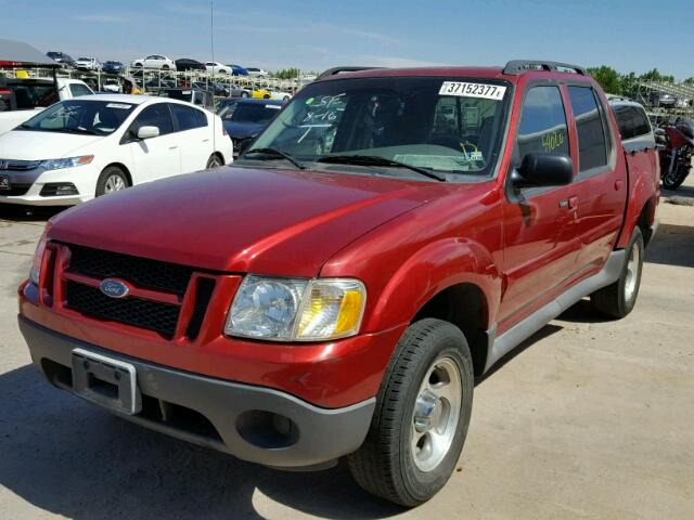 1FMDU77K95UA94123 - 2005 FORD EXPLORER S RED photo 2