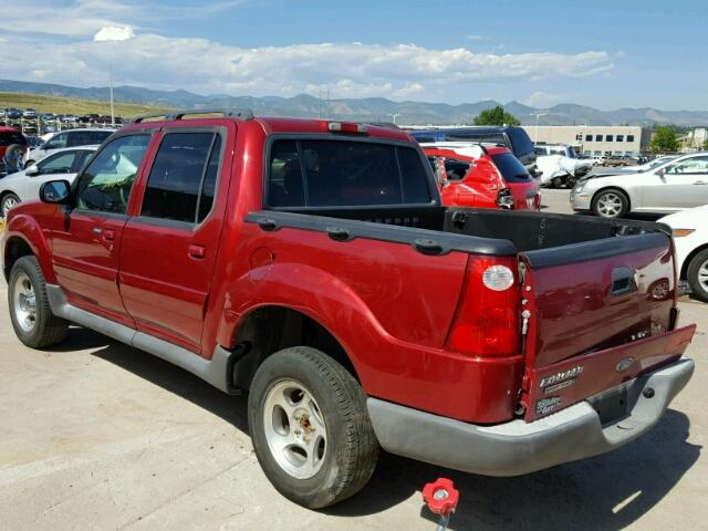 1FMDU77K95UA94123 - 2005 FORD EXPLORER S RED photo 3