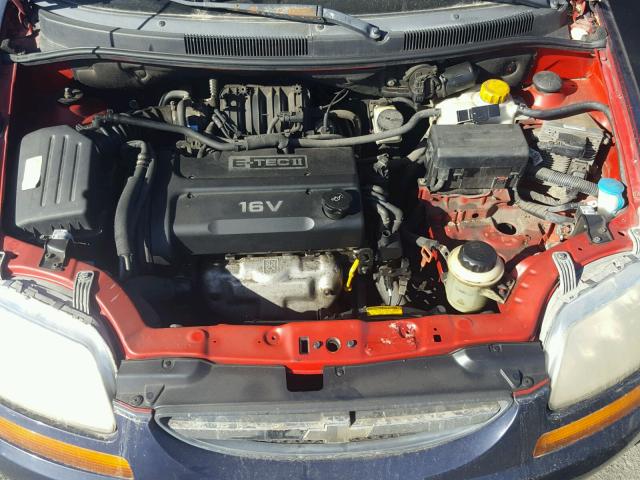 KL1TD56666B662289 - 2006 CHEVROLET AVEO BASE Көк фото 7