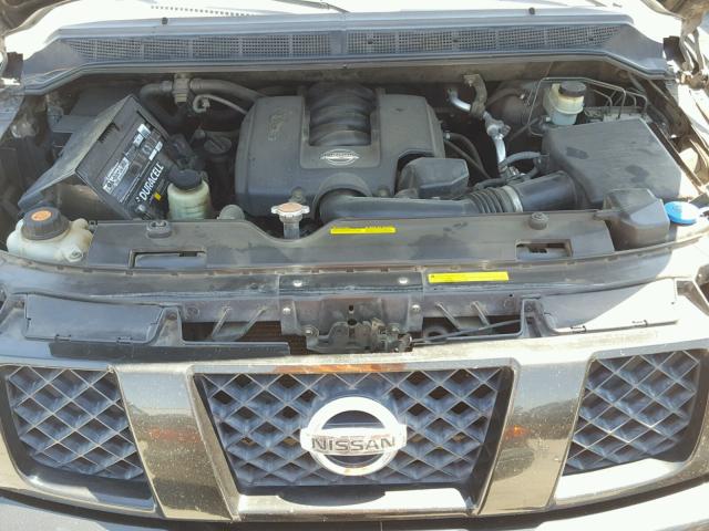 1N6AA07A26N549353 - 2006 NISSAN TITAN XE BLACK photo 7