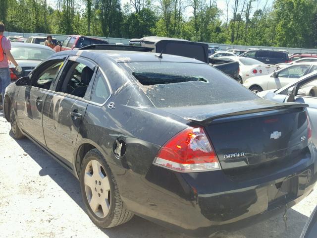 2G1WD58C569393320 - 2006 CHEVROLET IMPALA SUP 黑色 照片 3