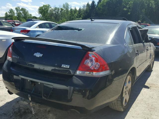 2G1WD58C569393320 - 2006 CHEVROLET IMPALA SUP 黑色 照片 4