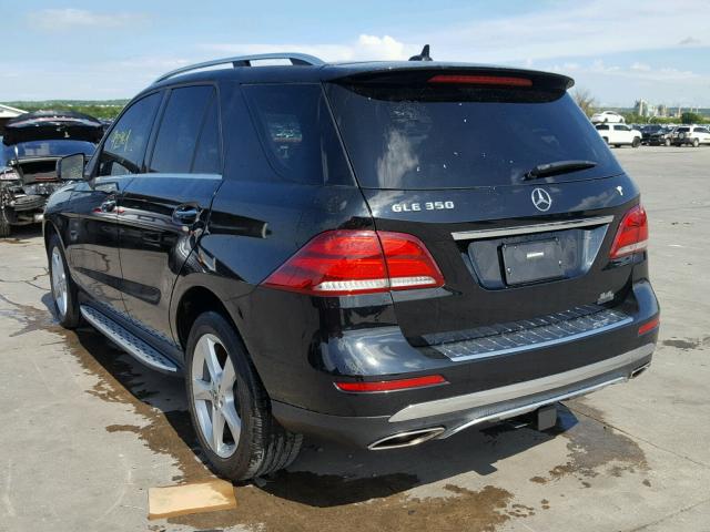 4JGDA5JB3GA620028 - 2016 MERCEDES-BENZ GLE 350 BLACK photo 3