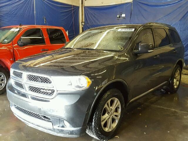 1D4RD4GG9BC667045 - 2011 DODGE DURANGO CR CHARCOAL photo 2