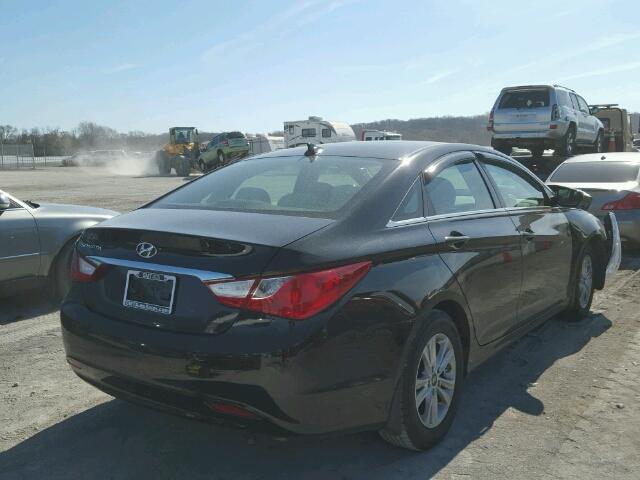 5NPEB4AC4DH793036 - 2013 HYUNDAI SONATA GLS BLACK photo 4