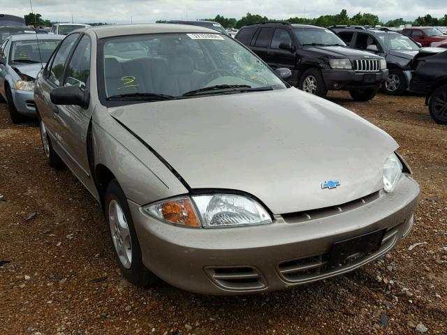 1G1JC524617293087 - 2001 CHEVROLET CAVALIER B GOLD photo 1