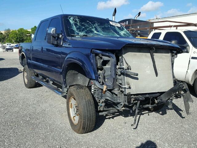 1FT7W2BT8CEA15028 - 2012 FORD F250 BLUE photo 1