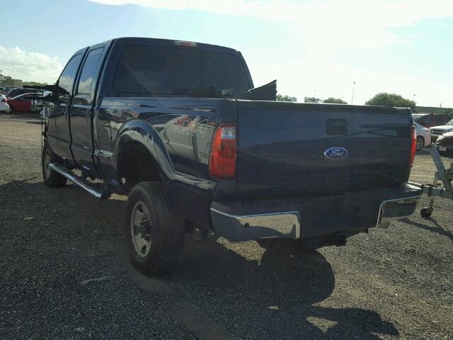 1FT7W2BT8CEA15028 - 2012 FORD F250 BLUE photo 3