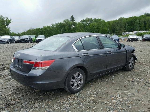 1HGCP2F47CA224476 - 2012 HONDA ACCORD LXP GRAY photo 4