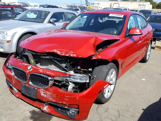 WBA3X5C5XFD562046 - 2015 BMW 328 XIGT RED photo 2