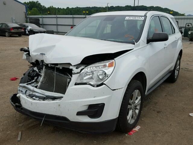 2GNALAEK5E1122996 - 2014 CHEVROLET EQUINOX LS WHITE photo 2