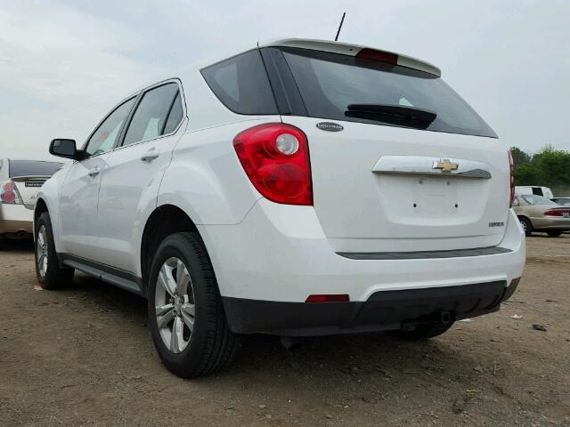 2GNALAEK5E1122996 - 2014 CHEVROLET EQUINOX LS თეთრი ფოტო 3