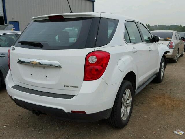 2GNALAEK5E1122996 - 2014 CHEVROLET EQUINOX LS WHITE photo 4