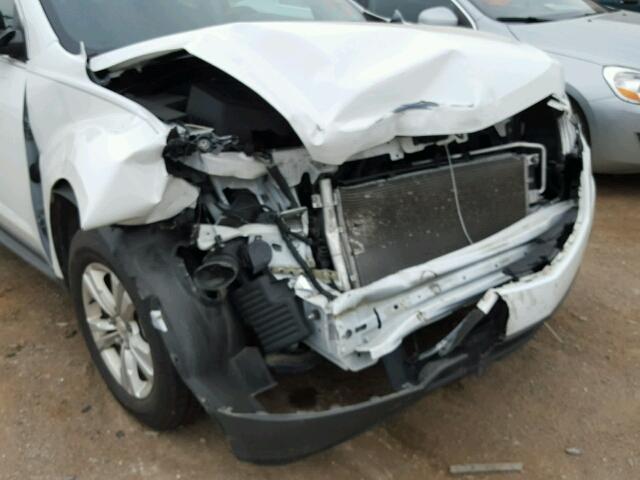 2GNALAEK5E1122996 - 2014 CHEVROLET EQUINOX LS თეთრი ფოტო 9