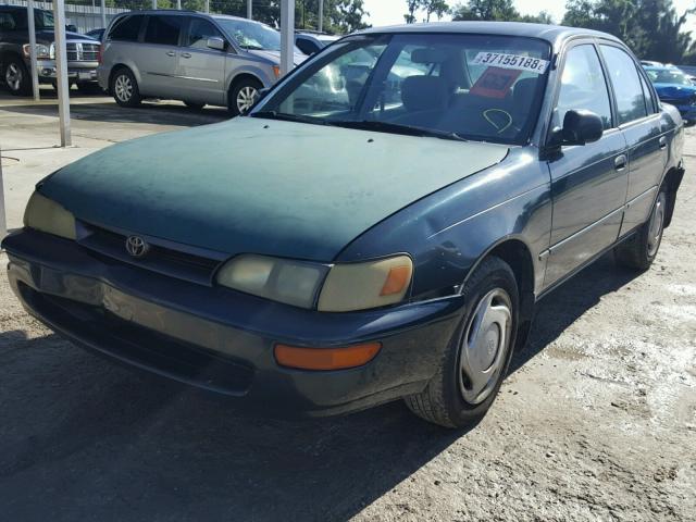 1NXBB02E1TZ479730 - 1996 TOYOTA COROLLA DX GREEN photo 2