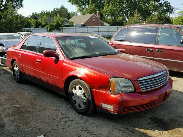 1G6KD54Y83U204507 - 2003 CADILLAC DEVILLE RED photo 1