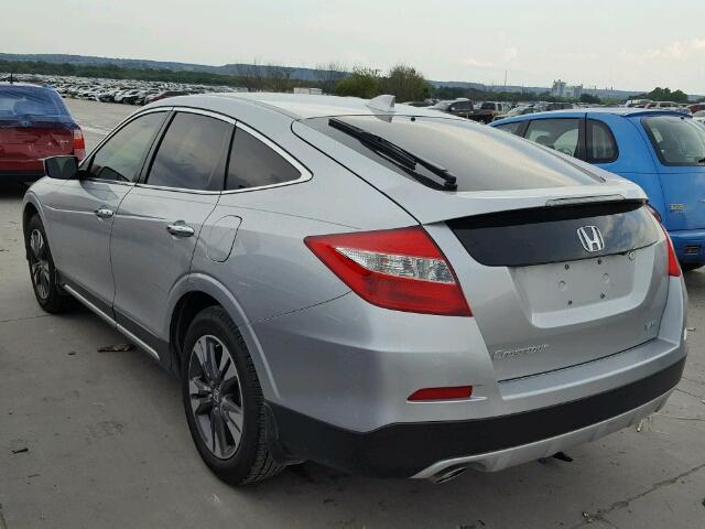 5J6TF1H50FL001927 - 2015 HONDA CROSSTOUR SILVER photo 3