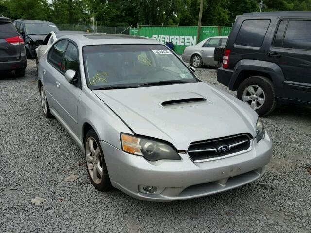 4S3BL676854212593 - 2005 SUBARU LEGACY GT SILVER photo 1