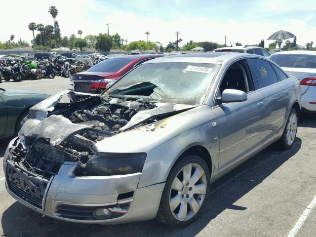 WAUAH74F46N169886 - 2006 AUDI A6 3.2 SILVER photo 2