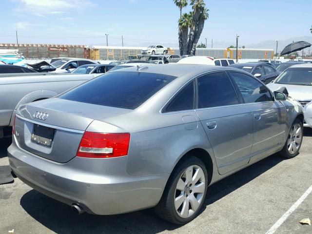 WAUAH74F46N169886 - 2006 AUDI A6 3.2 SILVER photo 4